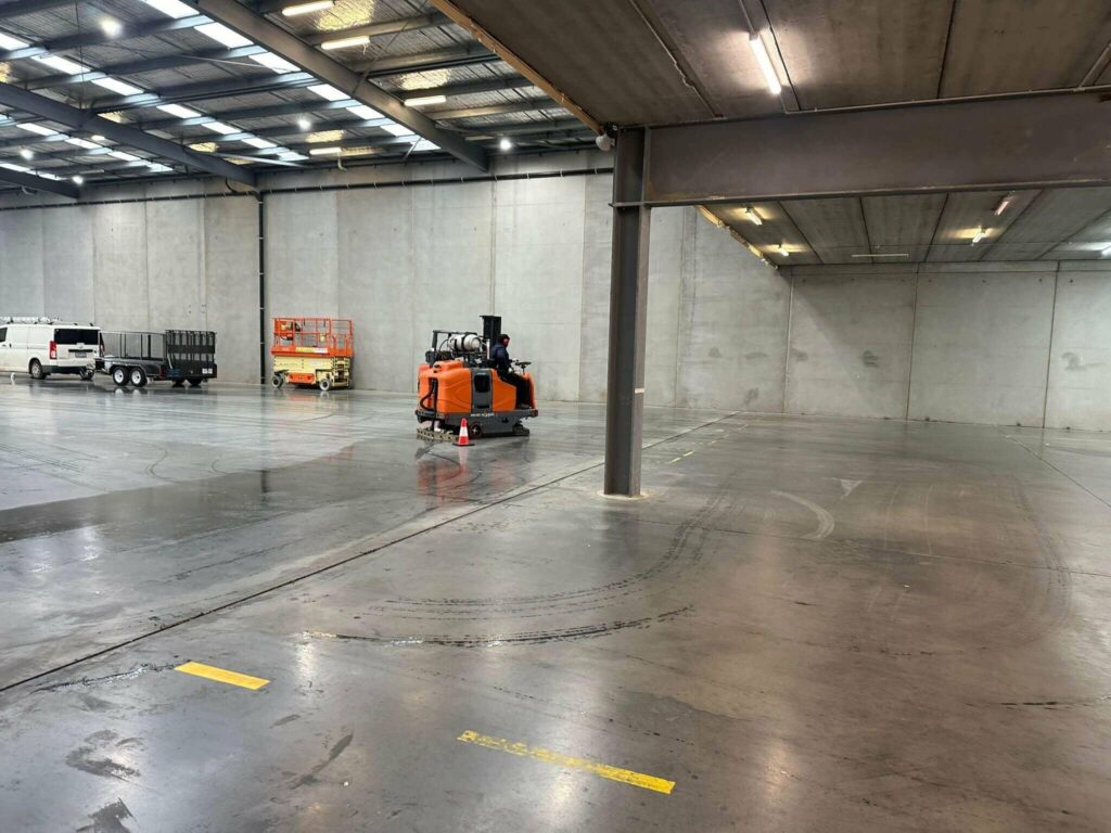 whistle cleans warehouse floor cleaning services